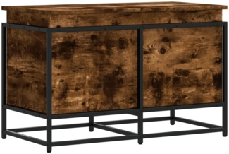 vidaXL Aufbewahrungsbox mit Deckel Räuchereiche 80x40x51,5 cm 848801