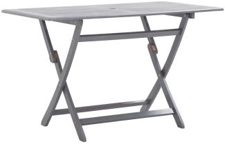 vidaXL Klappbarer Gartentisch 120 x 70 x 75 cm Massivholz Akazie 46331