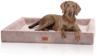 Knuffelwuff Tierbett Hundebett aus Cord Santiago, Orthopädisch