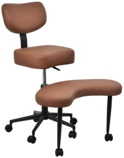 Vellora Bürostuhl Schwebezustand (Multifunktionssitze, 1 St), 360 Grad drehbarer Fußhocker