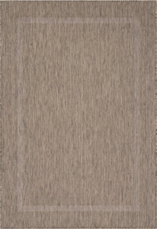 Teppium Teppich Unicolor - Einfarbig, Rechteckig, Höhe: 5 mm, Teppich Wetterfest Balkon Küchenteppich Flachgewebe Sisaloptik