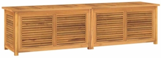 vidaXL Gartenbox mit Beutel 200x50x55 cm Massivholz Teak 363274