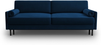 Micadoni Sofa Scott 3-Sitzer Samt Königsblau 145x200