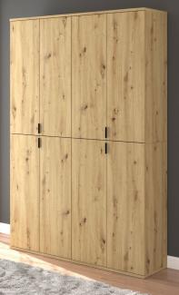 Garderobenschrank Line-Up in Eiche 122 x 193 cm