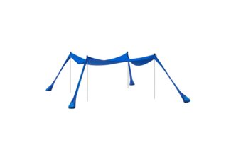 SoBuy Sonnensegel OZT02, Lycra Strandzelt Strandmuschel mit Alu-Stangen Sonnenschutz Tragbar