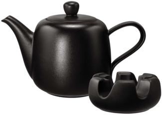 Seltmann Weiden Liberty Velvet Black Kanne mit Stövchen 1,6 l - DS