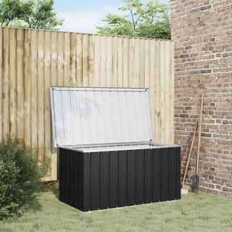 Gartenbox | Aufbewahrungsbox Anthrazit 129x67x65 cm
