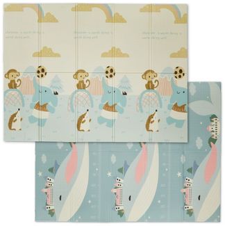 Faltbare Spielmatte mit Tiermotiven 10046667