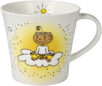 Goebel / Der kleine Yogi- Dein Lächeln,Coffee-/Tea Mug,13,0cm x 10,5cm x 9,5cm / Fine Bone China / 13,0cm x 10,5cm x 9,5cm