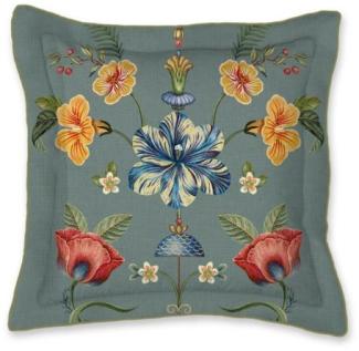 Pip Studio Zierkissen Quadratisch Botanico Verde Blau (45x45cm) 278541