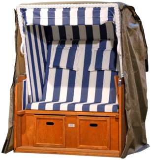 winza outdoor covers Strandkorb-Schutzhülle Premium, BxTxH: 138x105x165/135 cm, UV beständig, 100 % recycelbar, blau