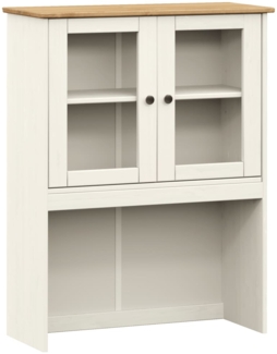 vidaXL Sideboard-Aufsatz VIGO Weiß 78 x 30 x 100 cm Massivholz Kiefer 353206