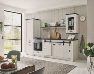 Home affaire Küchenzeile Sherwood, Breite 284 cm, mit Herdumbauschrank, ohne E-Geräte