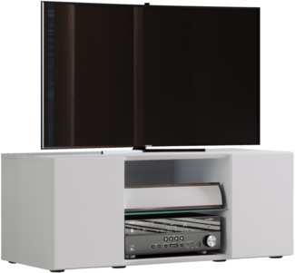 VCM TV-Möbel Lowina 912906 Weiß H. 40 x B. 95 x T. 36 cm