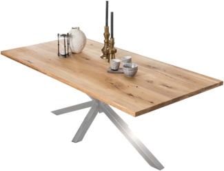 Tisch 200x100 Wildeiche Metall Holztisch Esstisch Küchentisch Speisetisch Küche