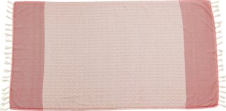 Plaid Lounge Diamond, done.®, Leichtes Plaid mit geknoteten Fransen