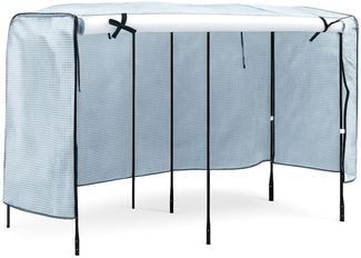 osoltus Gewächshaus zu Cottage BIG SMALL Hochbeet Reißverschluss