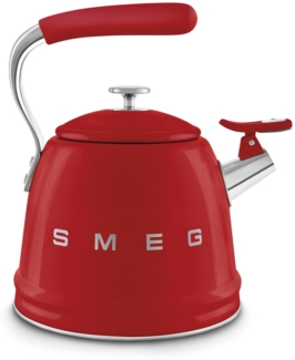 SMEG Wasserkessel Wasserkocher 2,3L Induktion Edelstahl Rot WKF01RD