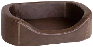 CopcoPet Tierbett Hundebett Stella Antik Braun L ca. 80x60 cm Viscoschaumstoff