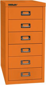 Bisley MultiDrawer™, 29er Serie, DIN A4, 6 Schubladen, Farbe orange