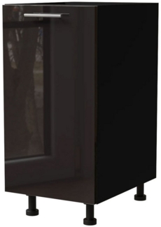 Küchenunterschrank Essen 40x50x82cm Acryl Hochglanz Farbe wählbar (ES-D1D/40)