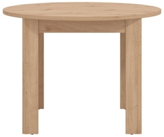 Home affaire Esstisch Ancona runder Tisch, 106 cm, MFD Tischplatte, in verschiedenen modern Farben, Ideal für eine moderne Küche