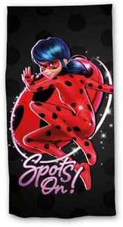 Miraculous Ladybug Strandtuch 140x70 cm Weiches Badetuch