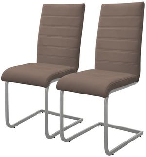 ML-DESIGN Stuhl Esszimmerstühle Schwingstühle mit Rückenlehne Design Küchenstühle (2 St), Polsterstuhl Freischwinger 2er Set Küchenstuhl bis 120kg Kunstleder