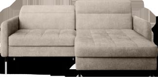 Gomsi, Ecksofa, Eckcouch, Beige