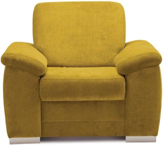 Stylefy Barello Sessel Velours 90 x 100 x 87 cm Gelb