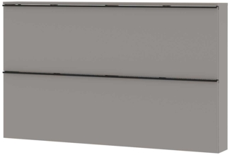 Schuhschrank vito Solino , Holzwerkstoff , Grau , 140 x 85 x 19 cm