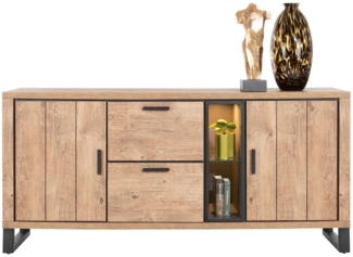 Sideboard Pavarotti , Holzwerkstoff , Holzfarben , 190 x 80 x 42 cm