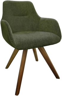 ST-0642 Drehstuhl PG A Stoff, Front Berry, Rücken: Zeppelin 135 Forest Green,