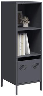 Highboard, BuffetSchrank, Büroschrank Anthrazit 35x39x103,5 cm Stahl