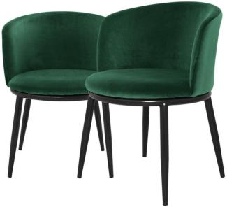 EICHHOLTZ Dining Chair Filmore Set von 2 Stk. Cameron green