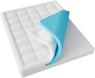 Elemuse, Topper H3/H4 Gel Memory-Schaum Matratzentopper, Waschbar Bezug, 7 cm hoch, Komfortschaum, Atmungsaktiv, Druckverteilung, Topper für Boxspringbett