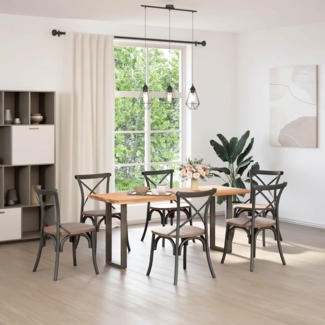 vidaXL Konsolentischbeine U-Form 2 Stk. Naturstahl 38x(72-73) cm Stahl 4013175