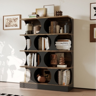 FUFU&GAGA Bücherregal Vitrine mit offenen Fächern, MDF