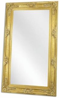 Casa Padrino Barock Spiegel Gold H. 217 cm - Barockstil Wandspiegel