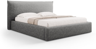 Micadoni Bett Kaelle Chenille Silber 180x200