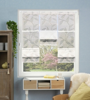 HOME WOHNIDEEN Magnetrollo RANA, mit Stangendurchzug, MAGNETROLLO,BAMBUSOPTIK,AUSBRENNER