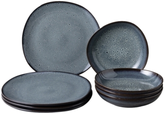 like. by Villeroy & Boch Lave Gris Tafel-Set für 4 Personen / 8 Teile