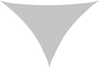 vidaXL Sonnensegel Hellgrau 4x4x5,8 m 100% Polyester Oxford 4000919