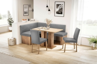 massivline&more Eckbank Anna 2, Breite 169 cm