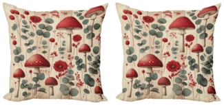 Abakuhaus Kissenbezüge Modern Accent Doppelseitiger Digitaldruck, (2 Stück), Rustikal Skandinavische Brombeeren Eukalyptus