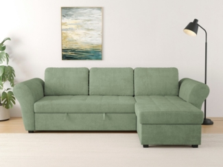 Trends by HG Ecksofa Lasse L-Form, B: 259 cm, mit Bettfunktion & Bettkasten