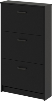 FMD Schuhschrank Step 3 Breite 58,5 cm, Tief 17 cm, mit 3 Klappen, Schuhkipper