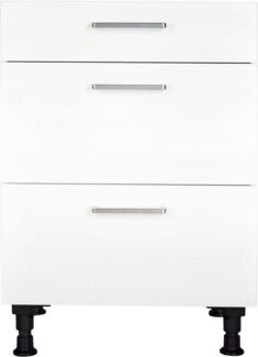 nobilia® Unterschrank "elements", vormontiert, mit Schubkästen und Vollauszügen, in den Breiten 30cm, 45cm, 60cm und 90cm