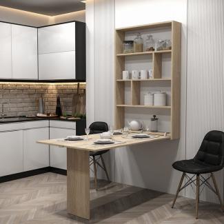 Wandtisch Albi (Farbe: Sonoma Eiche)