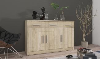 Sideboard PARIS 3F-3S Sonoma Eiche